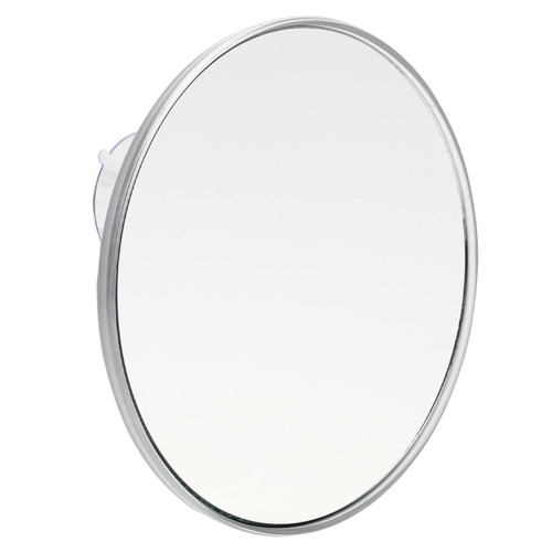KALLORY Magnifying Mirror Magnifying Mirror 20X Shower Mirror Wall Mounted Magnifying Mirror Vanity Mirror with Suction Cups for Makeup Tool, 5. 8inch Silver Magnifying Travel Mirror