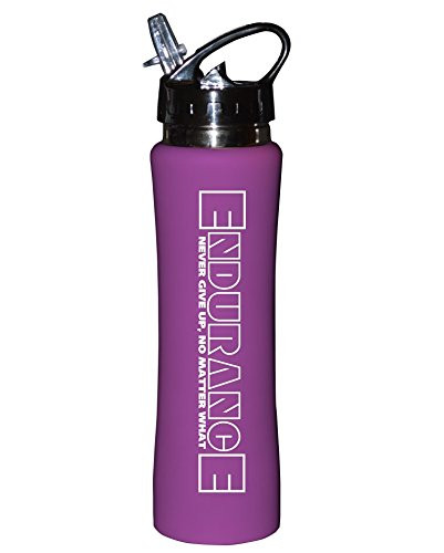 Divinity Boutique 24596 Steel Thermos Water Bottle Endurance-Purple, Multicolor