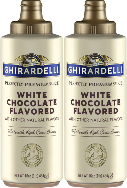 Ghirardelli White Chocolate Sauce 16 oz Squeeze Bottle (Pack of 2) Ghirardelli White Chocolate Sauce 16 oz Squeeze Bottle (Pack of 2)