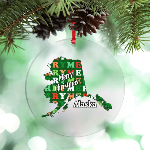 Alaska Large Christmas Ornaments Merry Christmas Personalized Christmas Ornaments 2022 USA Home State Ornament for Christmas Tree Decor Hanging Christmas Keepsake Novelty New Year Gifts Alaska Large Christmas Ornaments Merry Christmas Personalized Christmas Ornaments 2022 USA Home State Ornament for Christmas Tree Decor Hanging Christmas Keepsake Novelty New Year Gifts