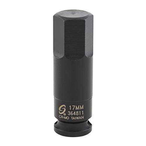 Sunex 364811 3/8-Inch Drive 17-mm Hex Impact Socket