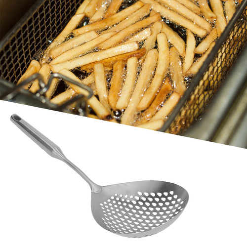 Skimmer Slotted Spoon Spider Strainer Stainless Steel Skimmer Ladle Skimmer Spoon Cooking Colander Skimmer Spoon Kitchen Strainer Ladle with Long Handle for Frying Kitchen Utensils (Silver) Skimmer Slotted Spoon Spider Strainer Stainless Steel Skimmer Ladle Skimmer Spoon Cooking Colander Skimmer Spoon Kitchen Strainer Ladle with Long Handle for Frying Kitchen Utensils (Silver)