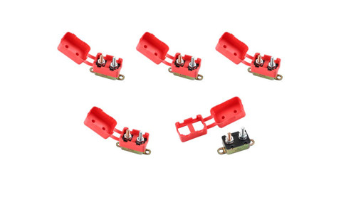 GLOSO E513 Stud Type Circuit Breakers, Lengthwise Bracket, Auto Reset (T1) - 5 Pack (30A)