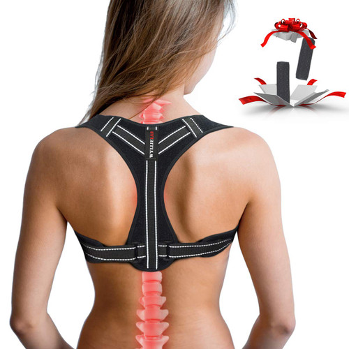 Posture Corrector for Women & Men, Adjustable Back Posture Corrector for Men, Effective Comfortable Best Back Brace for Posture under Clothes, Back Support Posture Brace and Back Pain Relief