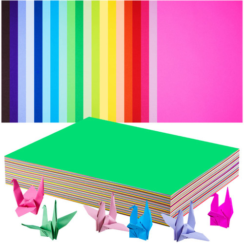 200 Sheets Construction Paper Assorted Colors Bulk 9 x 12 Inches Classic Colored Paper Cardstock DIY Craft Paper for Kids Adults Holiday Drawing Making Scrapbook Classroom Supplies, 20 Colors