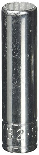 SK Hand Tool 44911 12 Point 1/4-Inch Drive Deep Socket, 11/32-Inch, Chrome
