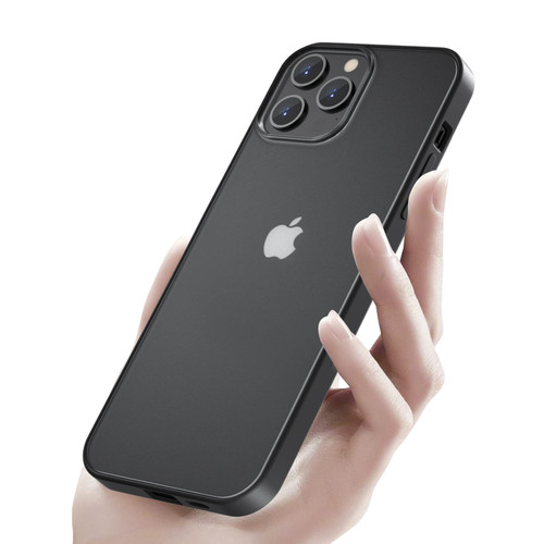 Gatita Clear Translucent Plastic Case Compatible with iPhone 15 Pro Max, Hard Thick Matte Grippy Frosted Shockproof Cell Phone Case Compatible with iPhone 15 Pro Max 6.7" (Y2023) - Clear Translucent