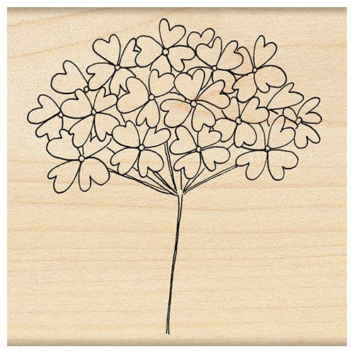 Penny Black 4292H Wood Mounted Rubber Stamp, Sweet Buds