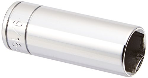 SK Hand Tool 41918 6 Point 1/4-Inch Drive Deep Socket, 9/16-Inch, Chrome