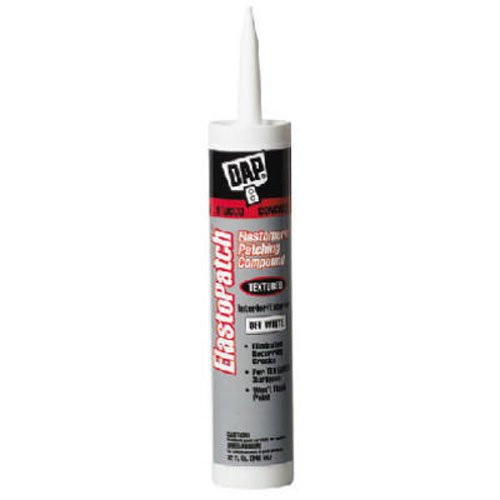 Dap 7079812286 Elastopatch Textured 02 10.1Oz Raw Building Material, 10.1-Ounce, Off-White