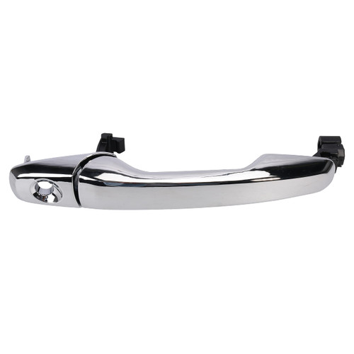 JAVOUKA Driver Side Chrome Exterior Door Handle with Key Hole, Silver Front Left LH Outside Door Handle, for Ford Explorer 2011-2015, for Ford Edge 2011-2014, OE# BB5Z7822404BA, BA1Z78218A14A