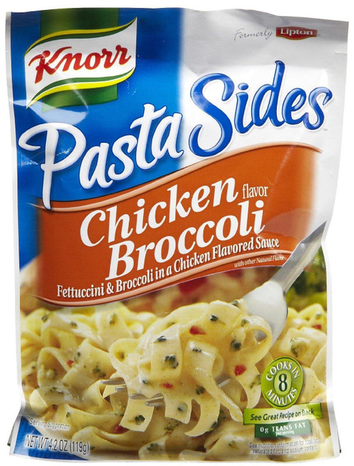 Knorr Pasta Sides: Chicken & Broccoli (Pack of 4) 4.2 oz Bags Knorr Pasta Sides: Chicken & Broccoli (Pack of 4) 4.2 oz Bags