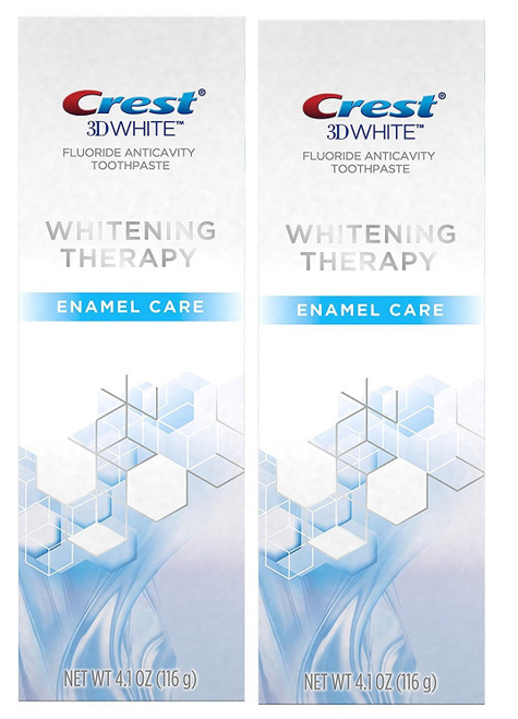 Crest 3D White Whitening Therapy Enamel Care Fluoride Anticavity Toothpaste 4.1 oz (Pack of 2) Crest 3D White Whitening Therapy Enamel Care Fluoride Anticavity Toothpaste 4.1 oz (Pack of 2)