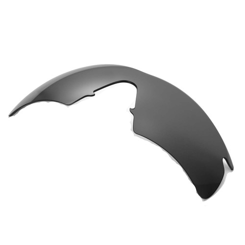 Walleva Replacement Lenses for Oakley M Frame Hybrid Sunglasses - Multiple Options Available (Black - Polarized)