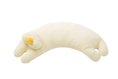 Angel Dear - Yellow Ducky Curved Pillow