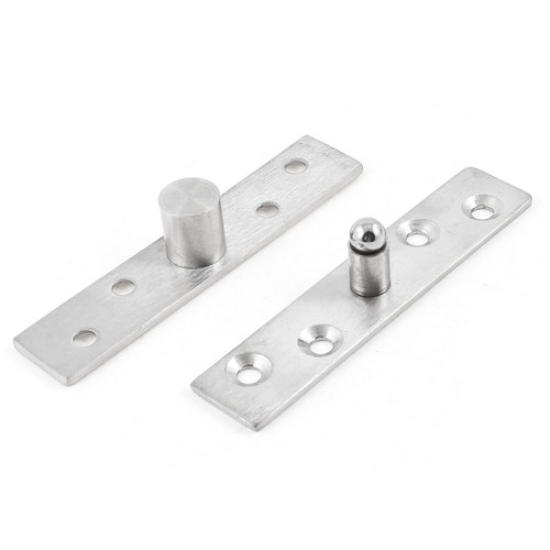 Aexit 14mm Diameter Hinges Stainelss Steel Bottom Center Free Swing Latch Hinges Floor Pivot