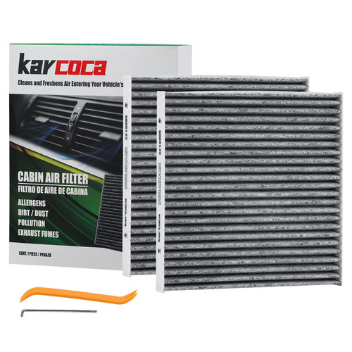 FL3Z19N619A (CF12150) Premium Cabin Air Filter With Activated Carbon Compatible with Ford F-150 F-250 F-350 F-450 F-550 SUPER DUTY 2015-2022 (2 Pack) FL3Z19N619A (CF12150) Premium Cabin Air Filter With Activated Carbon Compatible with Ford F-150 F-250 F-350 F-450 F-550 SUPER DUTY 2015-2022 (2 Pack)