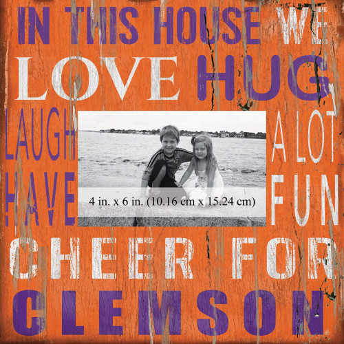 Fan Creations House Frame Clemson University 10x10, Multicolored