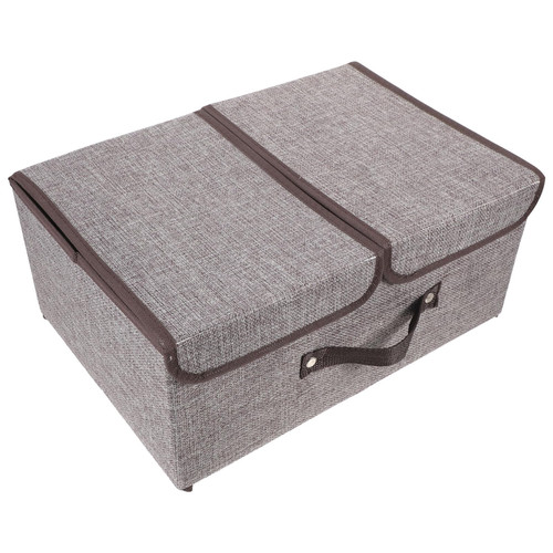 BESTOYARD collapsible storage bins drawer hamper foldable clothes organizer Sundries Basket foldable storage bins home organizer basket with handles organizing basket household Storage Box