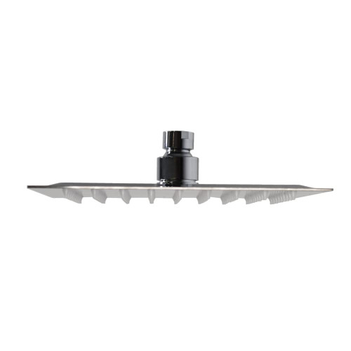 Westbrass SHS88-26 8" Square Thin High Pressure Rainfall Shower Head, Polished Chrome