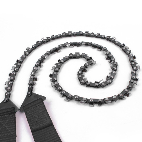 Brarvagur Wire Saw, Rope Saw Tree Saw High Limb 36 Inches 48 Bi-Directional Teeth Pocket Chainsaw Compact and Portable for Camping Survival Riding Gardening Tree Branch Cutting