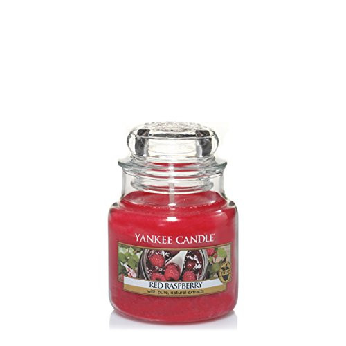 Yankee Candle Red Raspberry Small Jar Candle, Fruit Scent