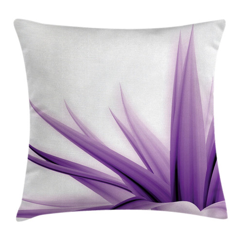 Ambesonne Flower Throw Pillow Cushion Cover, Ombre Color Change Style Leaves Water Colored Print Calming Details Image, Decorative Square Accent Pillow Case, 24" X 24", Purple White Ambesonne Flower Throw Pillow Cushion Cover, Ombre Color Change Style Leaves Water Colored Print Calming Details Image, Decorative Square Accent Pillow Case, 24" X 24", Purple White