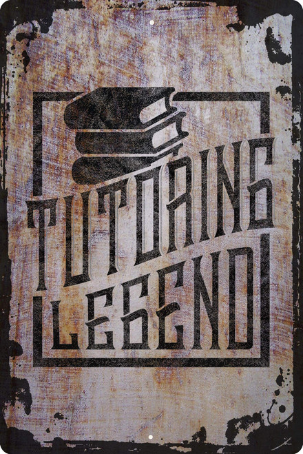 Wall Sign Tutoring legend book stack fancy square funny study help Decorative Art Wall Decor Funny Gift Wall Sign Tutoring legend book stack fancy square funny study help Decorative Art Wall Decor Funny Gift