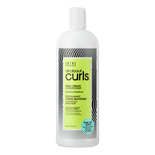 All About Curls Daily Cream Conditioner | Essential Moisture | Strengthens | 3X Resistance to Breaking | All Curly Hair Types | Cruelty Free | Sulfate Free | 32 Fl Oz All About Curls Daily Cream Conditioner | Essential Moisture | Strengthens | 3X Resistance to Breaking | All Curly Hair Types | Cruelty Free | Sulfate Free | 32 Fl Oz