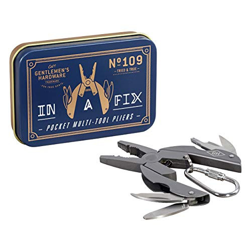 Gentlemen's Hardware Mini Pocket Pliers Titanium Coated Stainless Steel Multi-Tool