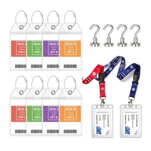 Cruise Accessories Works with All Cruise Lines Cruise Travel Essentials? Cruise Luggage Tags for Royal Caribbean Ships and Celebrity?Cruise Luggage Tags for Carnival Cruise Ship.(14)
