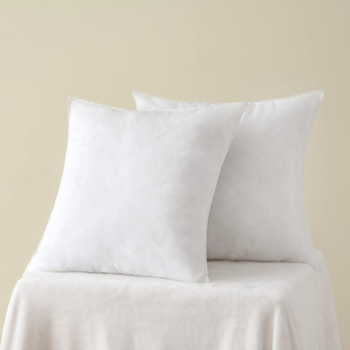 EMEMA Set of 2 Throw Pillow Inserts Decorative Hypoallergenic Stuffer Pillow Inserts Square Premium Sham Pillow Forms for Couch Sofa Bed 20x20 Inch 50x50 cm