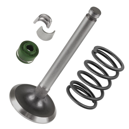 Caltric Exhaust Valve Kit compatible with Kawasaki 12005-2093 49078-2082 92049-2109 12011-2056