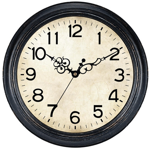 KECYET 12 Inch Wall Clock, Vintage Wall Clocks Battery Operated Silent Non-Ticking, Kitchen Clocks Retro Style Decorative for Livingroom Bedroom Office Farmhouse(Retro Black) KECYET 12 Inch Wall Clock, Vintage Wall Clocks Battery Operated Silent Non-Ticking, Kitchen Clocks Retro Style Decorative for Livingroom Bedroom Office Farmhouse(Retro Black)