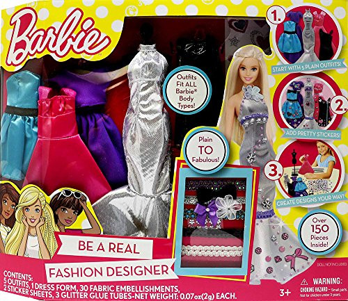 Tara Toys Barbie Be a Fashion Designer Doll Dress Up Kit