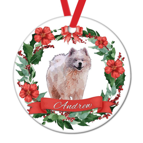 Dog Decorative Hanging Ornaments Dog Christmas Wreath Novelty Round Ceramic Ornaments Pet Personalized Xmas Dog Christmas Tree Decoration Keepsake Siberian Husky Ornaments Dog Decorative Hanging Ornaments Dog Christmas Wreath Novelty Round Ceramic Ornaments Pet Personalized Xmas Dog Christmas Tree Decoration Keepsake Siberian Husky Ornaments