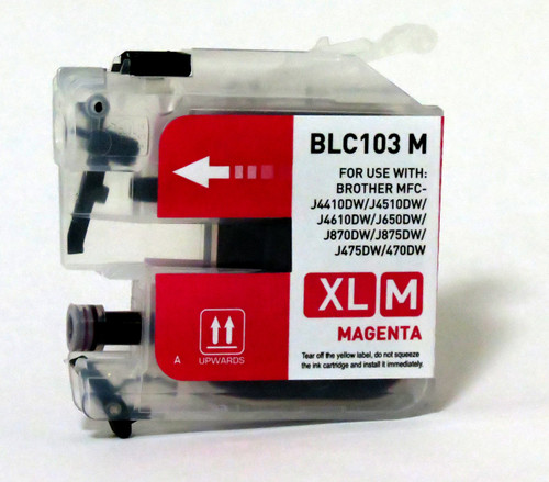 Generic Compatible Ink Cartridge Replacement for Brother LC103 ( Magenta , 1-Pack )
