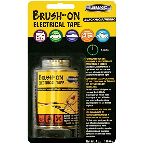 Blue Magic BOT58TRI Red Brush-On Electrical Tape - 4 fl. oz.