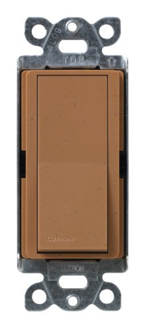 Lutron SC-3PS-TC Diva 15-Amp, 120-Volt to 277-Volt 3-Way Switch in Terracotta