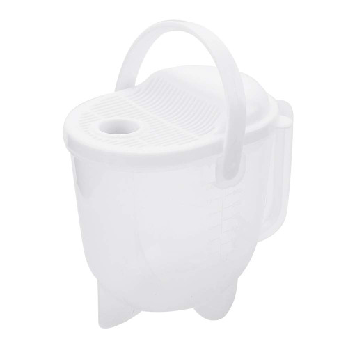 Rice Washing Strainer, Efficient 19 * 12 * 16cm Grains Washer, Hands-free Multi-Funtion for Restaurant Home
