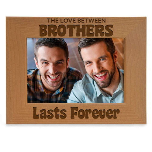 KATE POSH The Love Between Brothers Lasts Forever - Birthday Gifts, Big Brother, Little Brother, Groomsman Gifts, Best Man Wedding Gifts (4x6-Horizontal) KATE POSH The Love Between Brothers Lasts Forever - Birthday Gifts, Big Brother, Little Brother, Groomsman Gifts, Best Man Wedding Gifts (4x6-Horizontal)