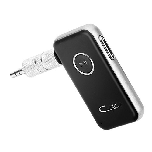 Bluetooth Receiver, Cingk Portable Wireless Car Aux Adapter 3.5mm Stereo Car Kits, Bluetooth 4.1 Hands-free Bluetooth Audio Adapter for Home /Car Stereo Music Streaming Sound System