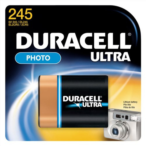 Duracell Ultra 245 Photo Lithium Battery 2CR5