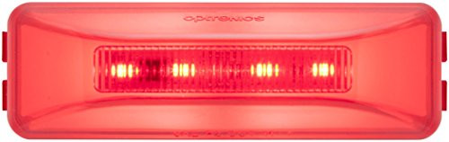 Optronics MCL165RBP Red LED Marker/Clearance Light (Glolight Thinline Sealed)