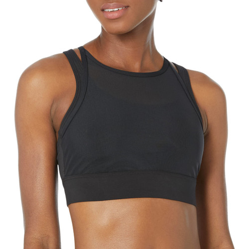 TYR womens Solid Chloe Top Bra, Black, X-Large