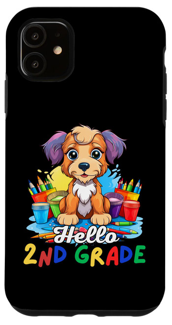 iPhone 11 Hello 2nd Grade Back To School First Day Second Grade Vibes Case