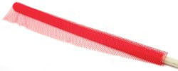 RoadPro 2424S Red 24" x 24" Mesh Warning Flag with PVC Rod