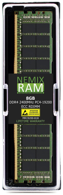 Supermicro Compatible MEM-DR480L-HL03-ER24 8GB DDR4 2400 RDIMM Server Memory RAM by NEMIX RAM