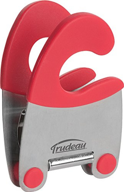 Trudeau Maison Stainless Steel Untensil Rest Pot Clip - Red
