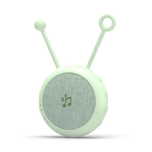 JolyWell Portable Sound Machine Baby - White Noise Machine, Sound Machine with Night Light, Travel Sound Machine for Adults, White Noise for Sleeping, Powerful Battery, 21 Soothing Sounds, Green